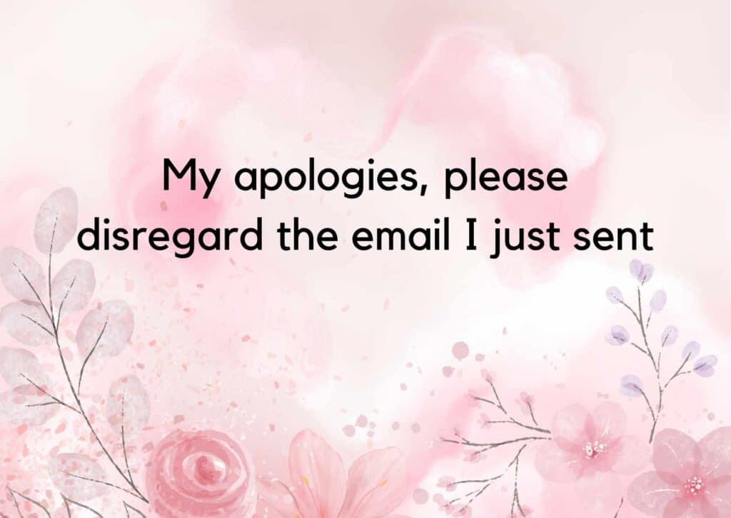 My apologies, please disregard the email I just sent